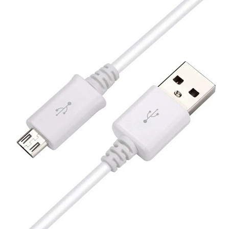 АЗУ 1 USB 3A, micro usb дата кабель, белый