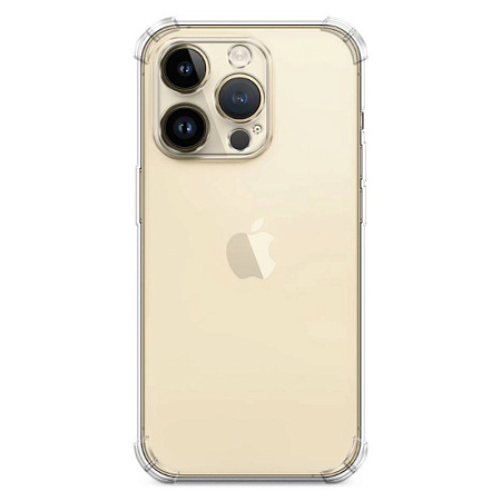 Чехол силиконовый для iPhone 12 Pro (6.1), с защитой камеры, X-CASE, прозрачный