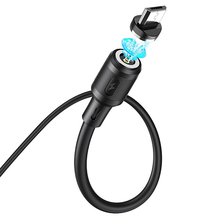 USB Кабель Micro, HOCO, X52 Magnetic, черный