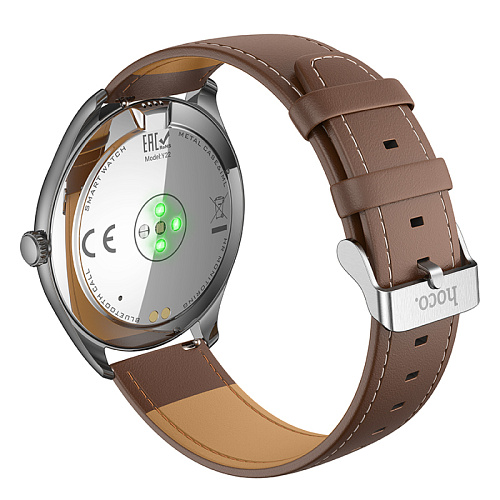 Умные часы Y22 Smart watch Hoco с поддержкой звонков, черные