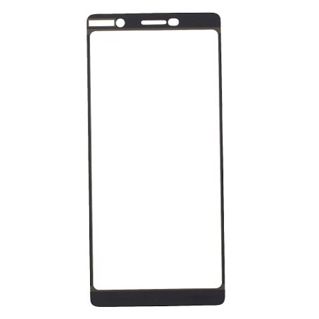 Защитное стекло на Nokia 7 Plus, Silk Screen 2.5D, черный, X-CASE