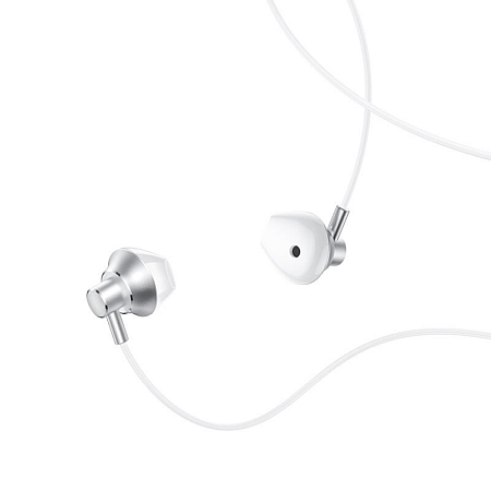 Проводные наушники M75 Belle Universal earphones, HOCO, белые