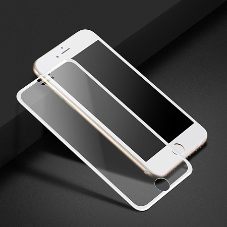 Защитное стекло для iPhone 6 Plus/6S Plus (A11), HOCO, Narrow Edges 3D, белое