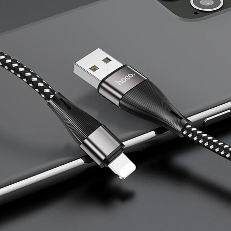 USB дата кабель Lightning, HOCO, X57, черный