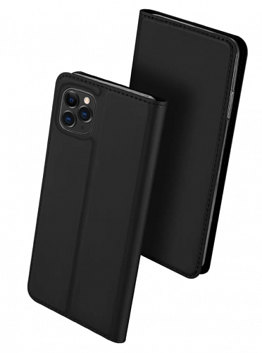 Чехол-книжка для iPhone 11 Pro Max, DU DU, боковой, черный