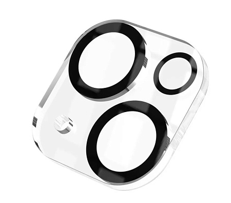 Защитное стекло на iPhone 14/14 Plus, G13, HOCO, на заднюю камеру, черное