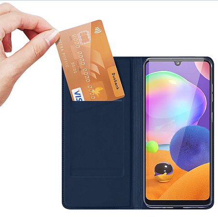 Чехол-книжка для Samsung Galaxy A31, DU DU, боковой, синий