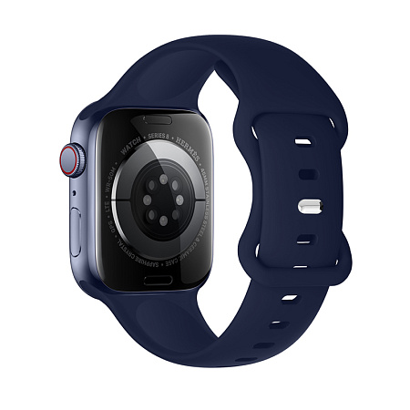 Ремешок на руку для Apple Watch 44/45/46/49 мм, HOCO, WA15, Silicon, темно-синий