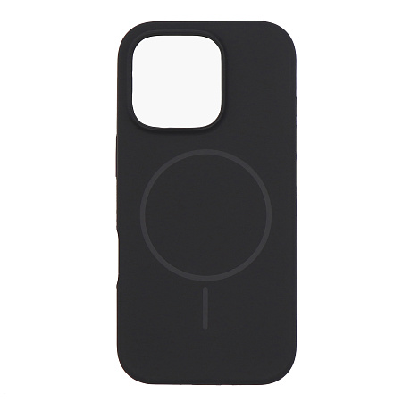 Чехол-накладка для iPhone 16 Pro Max, Silicon Case, магнитный (MagSafe), без лого, X-CASE, угольно-серый