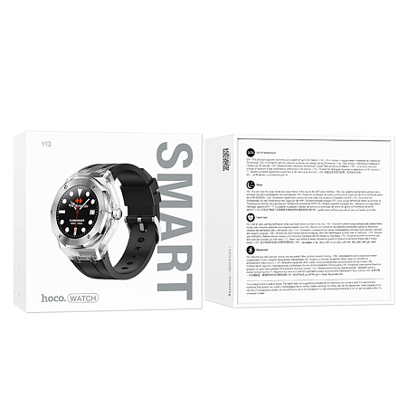 Умные часы Y13 Smart watch Hoco, черные