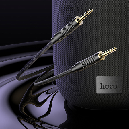 AUX Audio кабель 3,5 мм, UPA30, HOCO, черный