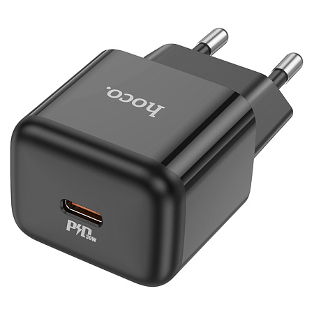 Сетевое зарядное устройство, 1 PD 30W (N32), HOCO, черный