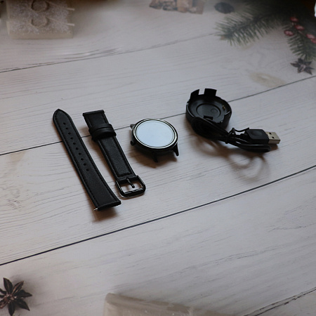 Часы Smart Watch TD66, черные, ремешк экокожа
