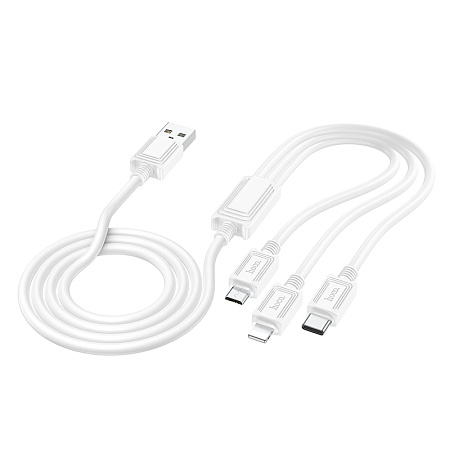 USB   Lightning+Micro+Type-C, X74, HOCO, 