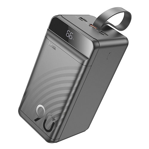 Универсальный Доп. Аккумулятор 90000mAh, J123D, HOCO, выход: 1 USB 22.3W+ 2 USB 5V/2+1 PD 20W, черный