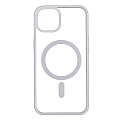 Чехол силиконовый для iPhone 13 (6.1), Магнитный (MagSafe), X-CASE, белый