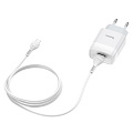 Сетевое зарядное устройство, 1 USB 2.1A (C72A), HOCO, Micro, белый
