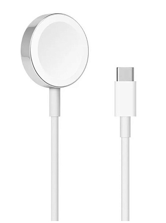Беспроводное зарядное устройство для часов iWatch Type-C, белый