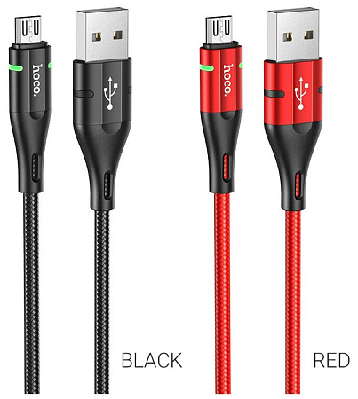 USB Кабель Micro, HOCO, U93, черный