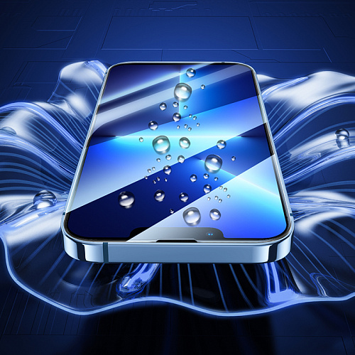 Защитное стекло на iPhone 13 Pro Max (6.7)/14 Plus, G14, HOCO, Guardian shield series full-screen HD tempered gl, черное