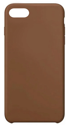 Чехол - накладка для iPhone 5/5S/5SE, Silicon Case, коричневый (30)