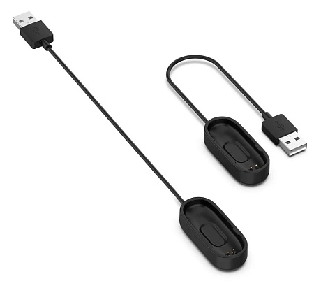 USB кабель для Xiaomi Mi Band 4, черный