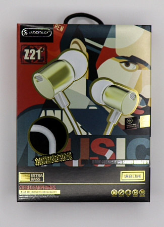 Наушники Mosidun Z21, белые с серебряным