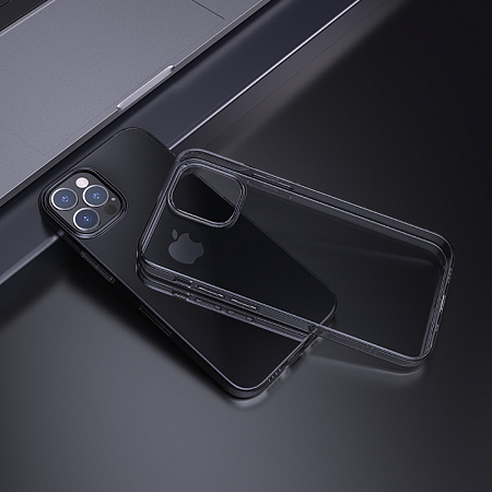Чехол силиконовый для iPhone 15 Pro Max, Light series TPU, HOCO, черный