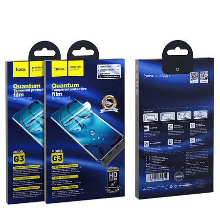 Защитное стекло на Samsung Galaxy Note 10 (G3), Hoco, Quantum fast attach HD film, прозрачная пленка