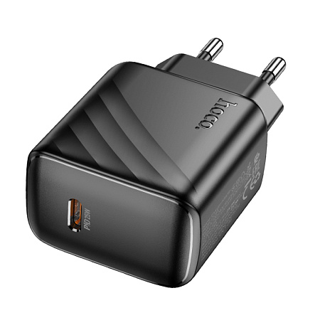 Сетевое зарядное устройство, 1 PD 25W (CS24A), HOCO, черный