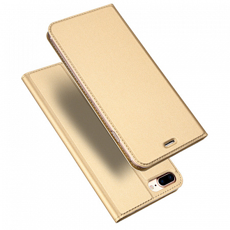 Чехол-книжка для iPhone 6/6S, DU DU, боковой, золотой