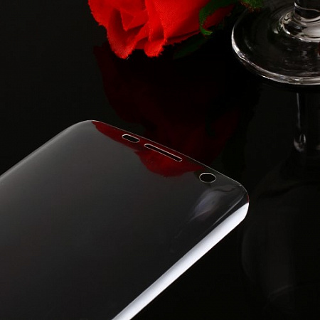 Защитная пленка на Samsung G935, Galaxy S7 Edge, front+back, с загибом, глянцевая