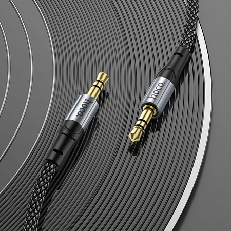 AUX Audio кабель 3,5 мм, UPA26, HOCO, черный