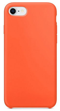Чехол-накладка для iPhone 7/8/SE (2020), Silicon Case, оранжевый