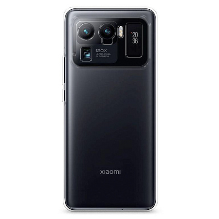 Чехол силиконовый для Xiaomi Mi 11 Ultra, с защитой камеры, X-CASE, прозрачный