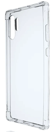 Чехол силиконовый для Samsung Galaxy Note 10 Plus/Note 10 Pro, усиленные края, X-CASE, прозрачный