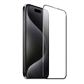 Защитное стекло для iPhone 16 Pro Max, G16, HOCO, Guardian shield series full-screen 5D large arc tempered glass, черное