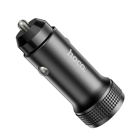 Автомобильное зарядное устройство, 1 USB QC3.0+1 PD 38W (Z49B), HOCO, черный