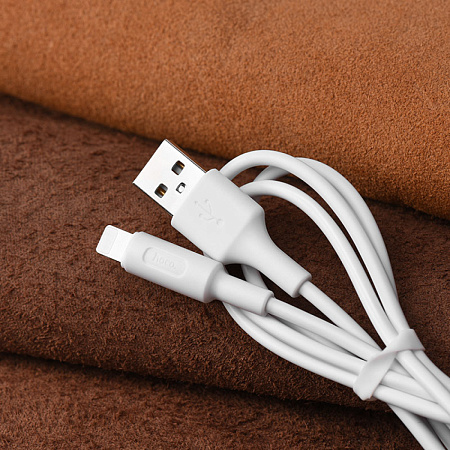 USB дата кабель Lightning, HOCO, X25, белый