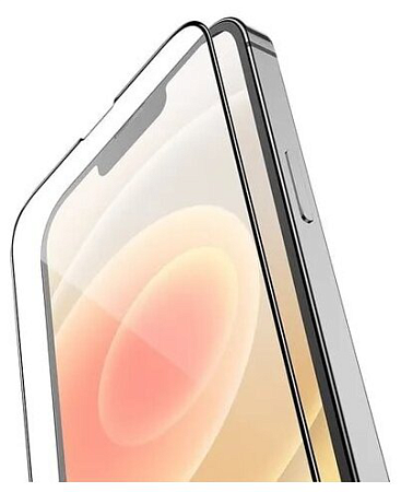 Защитное стекло на iPhone 13 Pro Max (6.7)/14 Plus, G5, HOCO, Full screen silk screen HD, черное