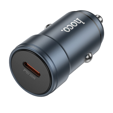 Автомобильное зарядное устройство, 1 PD 30W (Z57), HOCO, серый