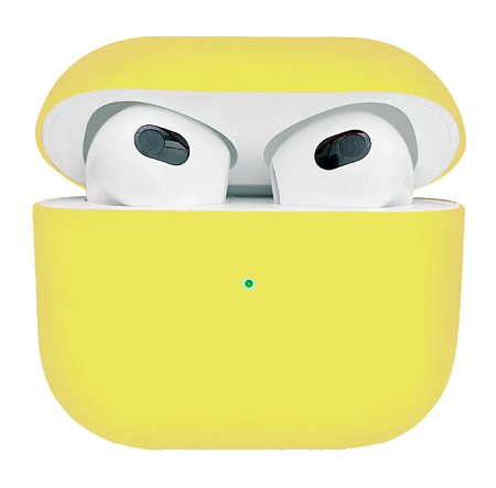 Чехол силиконовый для Airpods 3 case, X-CASE, желтый