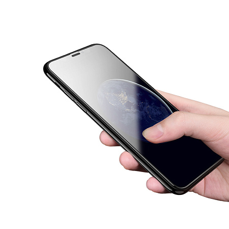 Защитное стекло на iPhone XS Max/11 Pro Max (G7), HOCO, Full screen HD tempered glass, черное