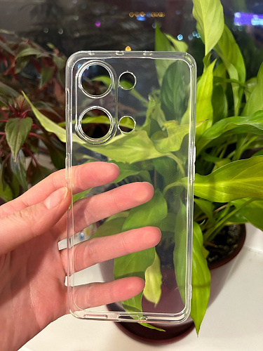 Чехол силиконовый для OnePlus Nord 3 (5G)/ Ace 2V (5G), с защитой камеры, X-CASE, прозрачный