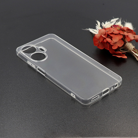 Чехол силиконовый для Realme C55, с защитой камеры, X-CASE, прозрачный