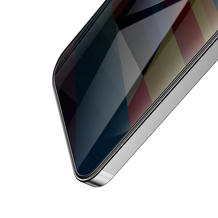 Защитное стекло для iPhone 15/16, A12 Pro, HOCO, 3D full screen HD tempered glass, черное