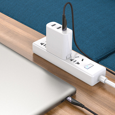 Кабель Type-C на Type-C, HOCO, U95, Fast Charge 60W, черный