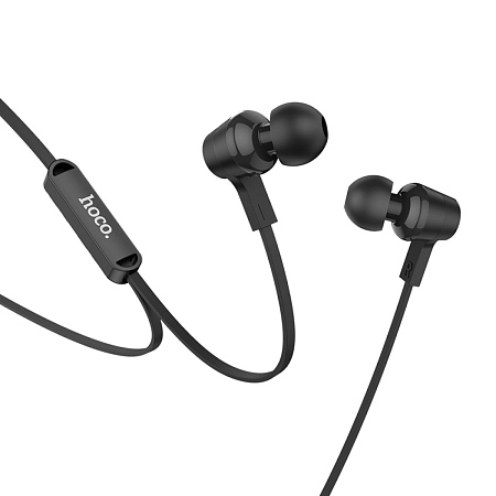 Проводные наушники M86, Type-C, Ocean universal digital earphones, HOCO, вакуумные с микрофоном, черные