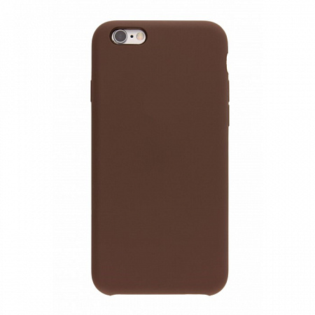 Чехол - накладка для iPhone 6 Plus/6S Plus, Silicon Case, коричневый