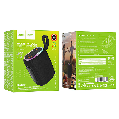 Колонка HC53 Suyun BlueTooth динамик, HOCO, время работы: 4ч, черный